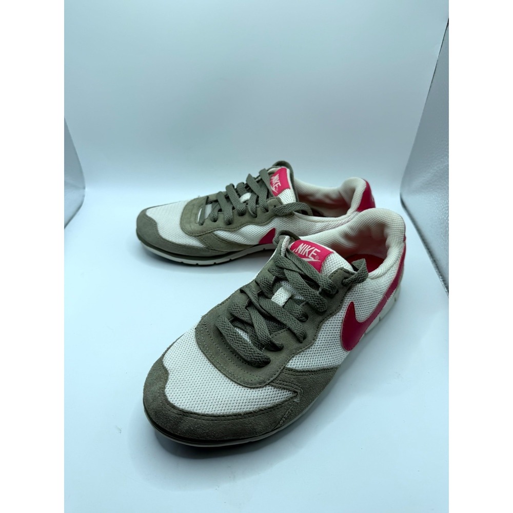 Nike Eclipse 324857-163 Womens 6 Sneaker Gray Pink Mesh Low Top Running Shoes